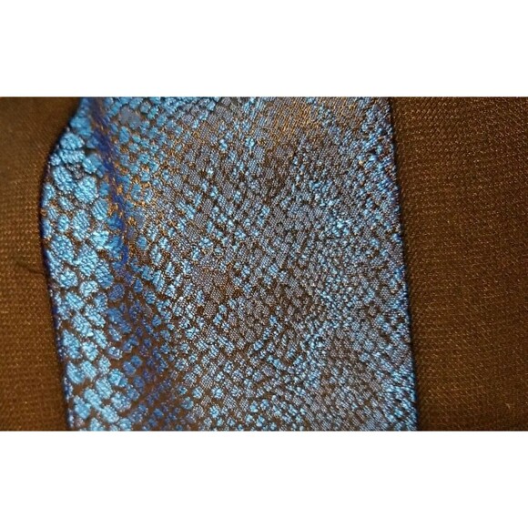 Vintage Pop Icon Shirt Men's Large Black Blue Button Up  Disco Retro    T4 - Picture 5 of 6